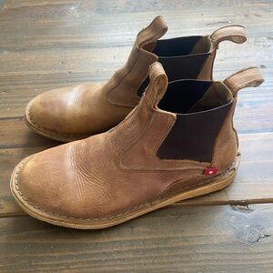 Classic Brown Leather Ankle Boots